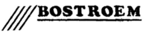 BOSTROEM Logo (EUIPO, 13.11.1996)
