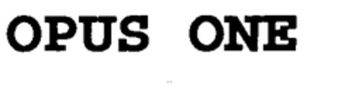OPUS ONE Logo (EUIPO, 11/21/1996)