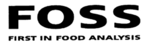 FOSS FIRST IN FOOD ANALYSIS Logo (EUIPO, 08.07.1997)