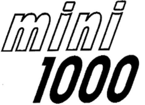 mini 1000 Logo (EUIPO, 21.09.1998)