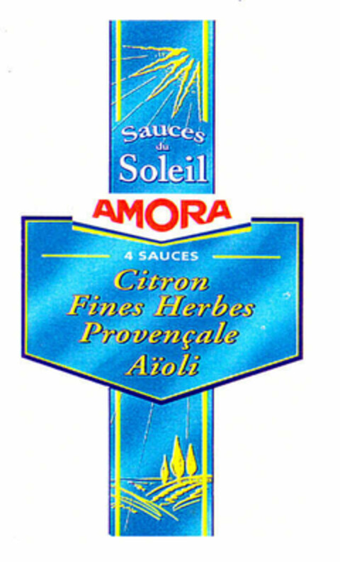 SAUCES DU SOLEIL AMORA Logo (EUIPO, 02.07.1999)
