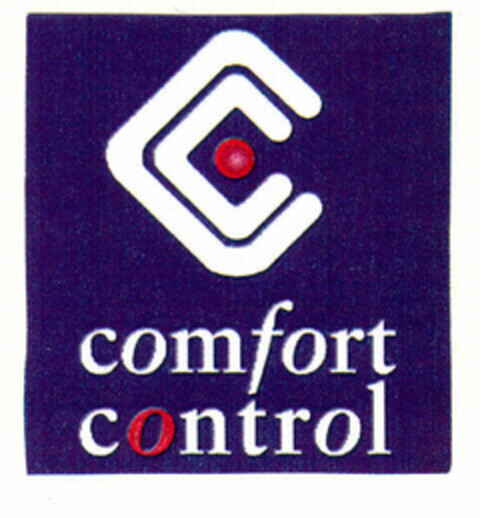 comfort control Logo (EUIPO, 14.01.2000)