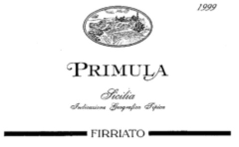 PRIMULA 1999 Sicilia Indicazione Geografica Tipica FIRRIATO Logo (EUIPO, 10.04.2000)
