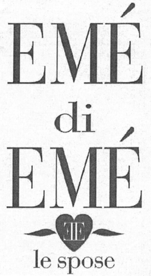 EMÉ di EMÉ le spose Logo (EUIPO, 19.10.2005)