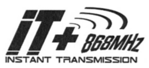 iT+868MHz INSTANT TRANSMISSION Logo (EUIPO, 12/27/2005)