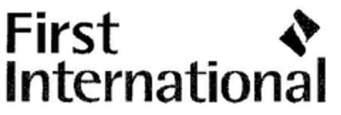 First International Logo (EUIPO, 09.03.2007)