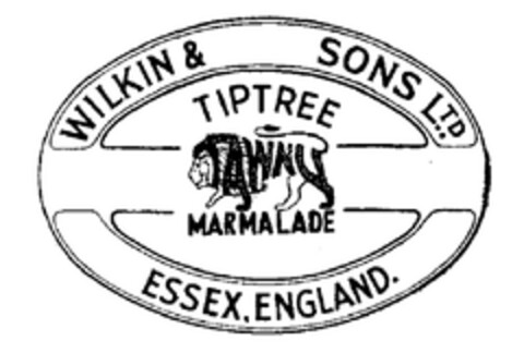 WILKIN & SONS LTD TIPTREE MARMALADE ESSEX.ENGLAND. Logo (EUIPO, 11.08.2010)