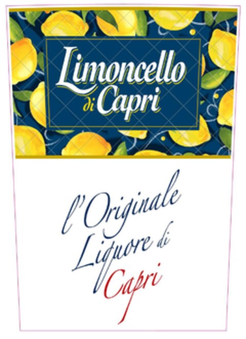 LIMONCELLO DI CAPRI L'ORIGINALE LIQUORE DI CAPRI Logo (EUIPO, 01.09.2010)