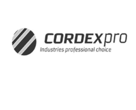 CORDEXPRO INDUSTRIES PROFESSIONAL CHOICE Logo (EUIPO, 12/10/2010)