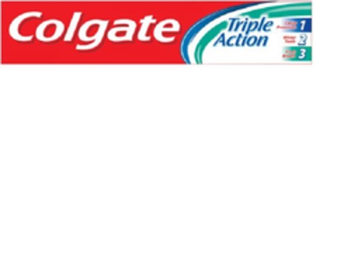 COLGATE TRIPLE ACTION 123 Logo (EUIPO, 07/19/2012)