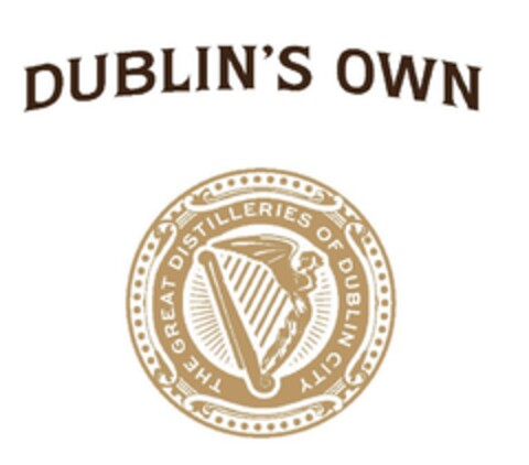 DUBLIN'S OWN THE GREAT DISTILLERIES OF DUBLIN CITY Logo (EUIPO, 10/14/2015)