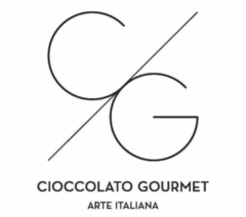 CG CIOCCOLATO GOURMET ARTE ITALIANA Logo (EUIPO, 25.02.2016)