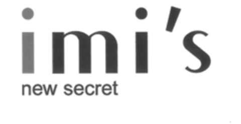 imi´s new secret Logo (EUIPO, 19.10.2016)