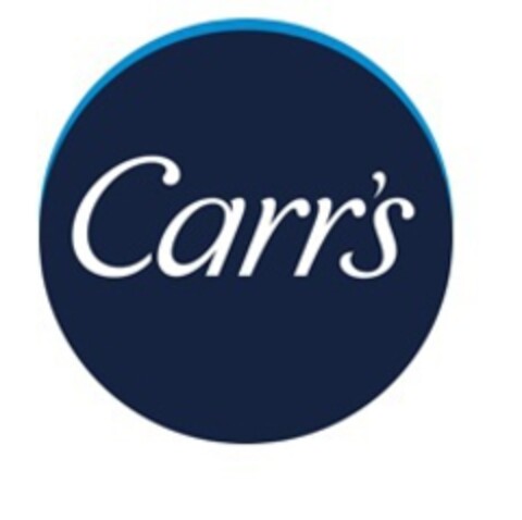 CARR'S Logo (EUIPO, 09/18/2017)