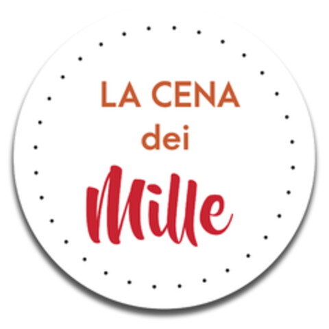 La Cena dei Mille Logo (EUIPO, 12/18/2018)