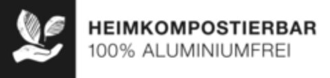 HEIMKOMPOSTIERBAR 100% ALUMINIUMFREI Logo (EUIPO, 07/24/2019)