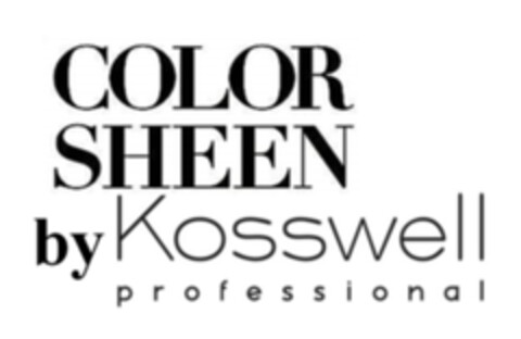 COLOR SHEEN BY KOSSWELL PROFESSIONAL Logo (EUIPO, 11/06/2019)