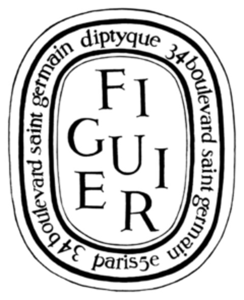 FIGUIER diptyque 34 boulevard saint germain paris 5e Logo (EUIPO, 10/15/2021)