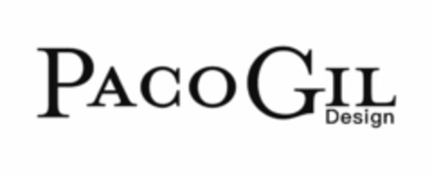 PACO GIL DESIGN Logo (EUIPO, 05.08.2022)