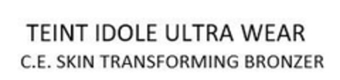 TEINT IDOLE ULTRA WEAR C.E. SKIN TRANSFORMING BRONZER Logo (EUIPO, 14.06.2023)