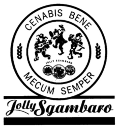 CENABIS BENE MECUM SEMPER Jolly Sgambaro Logo (EUIPO, 26.11.1996)