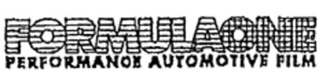 FORMULA ONE PERFORMANCE AUTOMOTIVE FILM Logo (EUIPO, 18.01.1999)