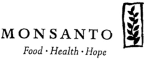 MONSANTO Food · Health · Hope Logo (EUIPO, 15.03.1999)