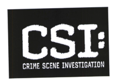 CSI: CRIME SCENE INVESTIGATION Logo (EUIPO, 06.06.2003)