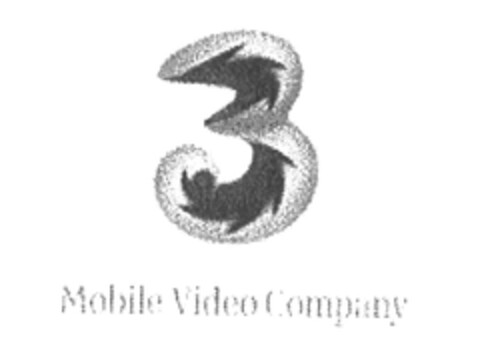 3 Mobile Video Company Logo (EUIPO, 07/29/2003)