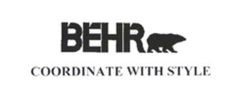 BEHR COORDINATE WITH STYLE Logo (EUIPO, 25.05.2004)