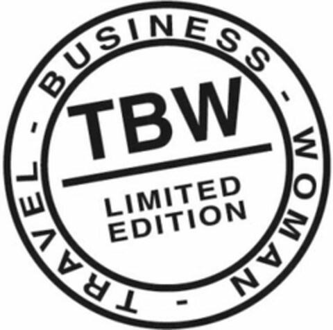 TRAVEL - BUSINESS - WOMAN TBW LIMITED EDITION Logo (EUIPO, 13.05.2008)