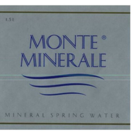 MONTE MINERALE MINERAL SPRING WATER Logo (EUIPO, 03.11.2008)