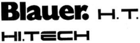 Blauer. H.T. HI.TECH Logo (EUIPO, 06/26/2008)