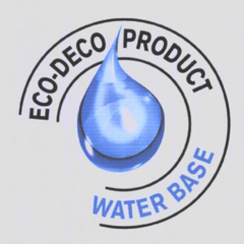 ECO-DECO PRODUCT WATER BASE Logo (EUIPO, 01.10.2009)