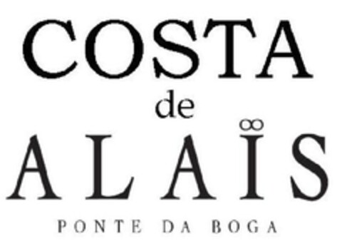 COSTA DE ALAIS PONTE DA BOGA Logo (EUIPO, 11.06.2010)