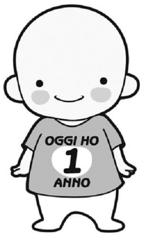 OGGI HO 1 ANNO Logo (EUIPO, 07/06/2012)