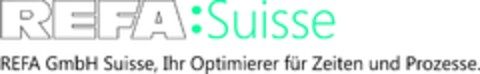 REFA Suisse REFA GmbH Suisse Ihr Optimierer für Zeiten und Prozesse Logo (EUIPO, 17.10.2012)
