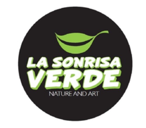 LA SONRISA VERDE NATURE & ART Logo (EUIPO, 06/14/2013)