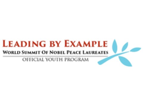 Leading By Example; World Summit Of Nobel Peace Laureates; Official youth program Logo (EUIPO, 10/17/2013)