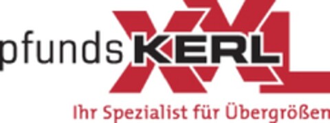 pfundsKERL XXL Ihr Spezialist für Übergrößen Logo (EUIPO, 04.11.2013)