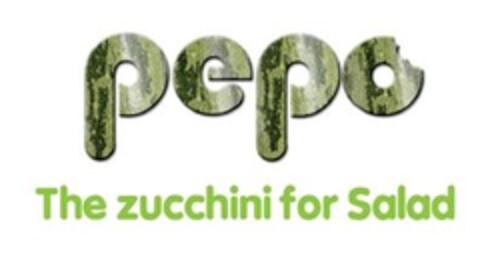 PEPO THE ZUCCHINI FOR SALAD Logo (EUIPO, 28.07.2014)