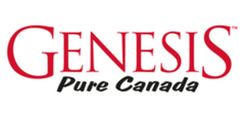 GENESIS Pure Canada Logo (EUIPO, 01/21/2016)