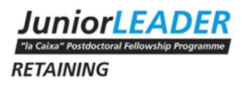 Junior LEADER "la Caixa" Postdoctoral Fellowship Programme RETAINING Logo (EUIPO, 07.06.2017)