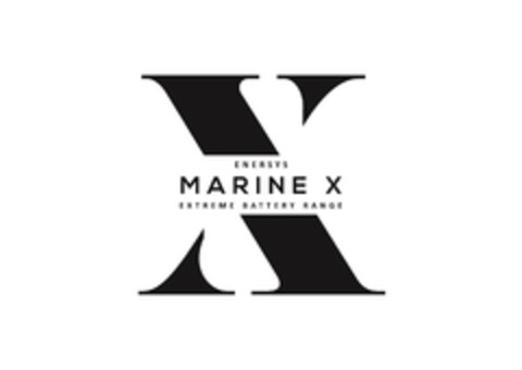 X ENERSYS MARINE X EXTREME BATTERY RANGE Logo (EUIPO, 06.07.2018)