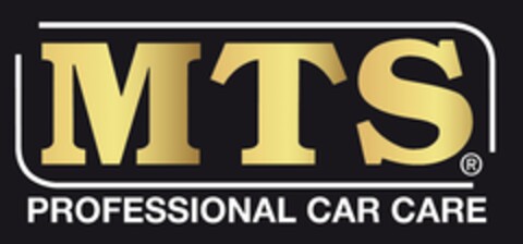 MTS R PROFESSIONAL CAR CARE Logo (EUIPO, 25.05.2023)