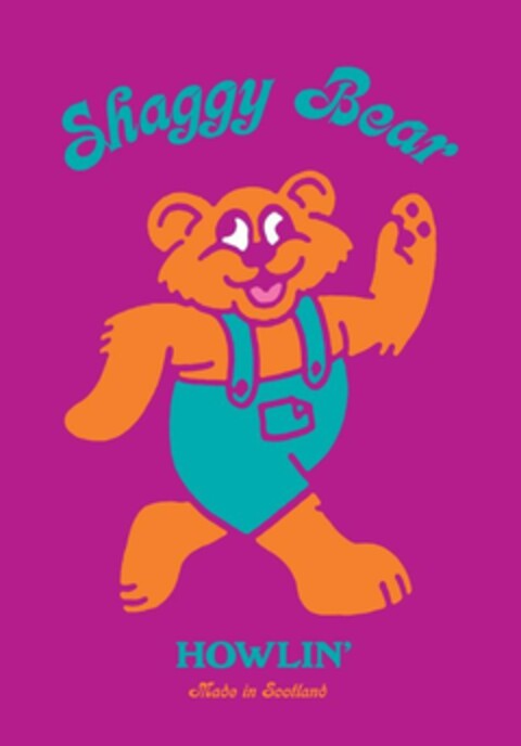 Shaggy Bear HOWLIN ' Made in Scotland Logo (EUIPO, 18.08.2023)