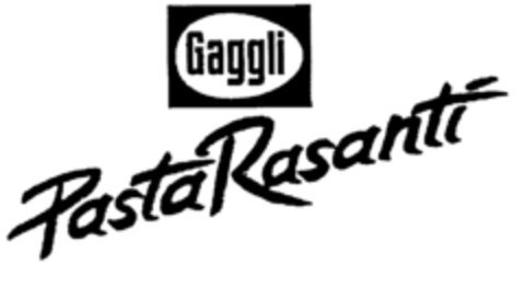 Gaggli Pasta Rasantí Logo (EUIPO, 04/16/1996)