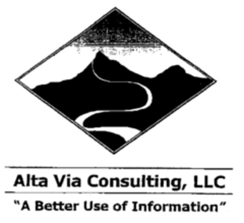 Alta Via Consulting, LLC "A Better Use of Information" Logo (EUIPO, 17.01.2000)