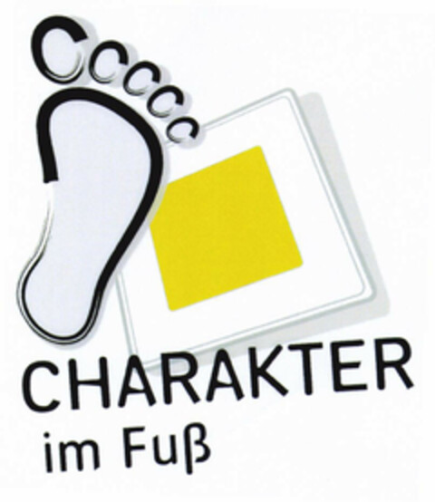 CHARAKTER im Fuß Logo (EUIPO, 01/10/2001)