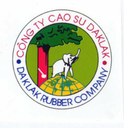 CÔNG TY CAO SU DAKLAK · DAKLAK RUBBER COMPANY Logo (EUIPO, 08/08/2002)